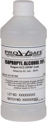 PRO-SAFE - 16 oz Isopropyl Alcohol Liquid - Comes in Bottle, 99% Isopropyl Alcohol - Apex Tool & Supply