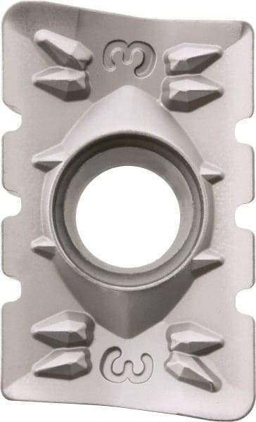 Kyocera - APMT250608 NB3 Grade PR1230 Carbide Milling Insert - Megacoat Finish, 6.35mm Thick, 0.8mm Corner Radius - Apex Tool & Supply