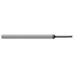 Variable Helix End Mills for Medium Alloy Steels - 0.2500″ (1/4″) Cutter Diameter × 0.0150″ (1/64″) Radius × 0.3750″ (3/8″) Length of Cut × 2.0000″ (2″) Reach Carbide Corner Radius End Mill for Medium Alloy Steels, 4 Flutes, AlTiN Coated - Exact Industrial Supply