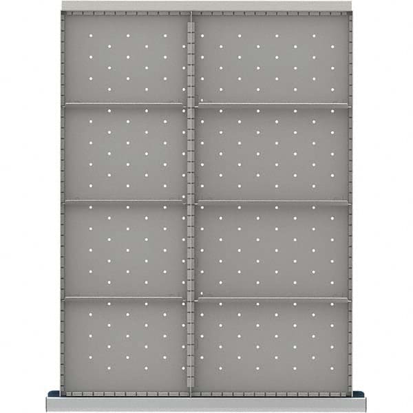 LISTA - 8-Compartment Drawer Divider Layout for 3.15" High Drawers - Apex Tool & Supply