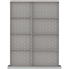 LISTA - 8-Compartment Drawer Divider Layout for 3.15" High Drawers - Apex Tool & Supply