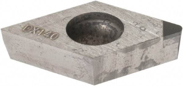 Tungaloy - DCGW32.52 Grade DX140 Polycrystalline Diamond (PCD) Turning Insert - 55° Diamond, 5/32" Thick, 1/32" Corner Radius - Apex Tool & Supply