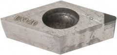 Tungaloy - DCGW32.52 Grade DX140 Polycrystalline Diamond (PCD) Turning Insert - 55° Diamond, 5/32" Thick, 1/32" Corner Radius - Apex Tool & Supply
