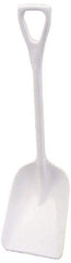 Remco - 14" High x 11" Wide Square Plastic Scoop - 38" Long Plastic D-Grip Handle - Apex Tool & Supply