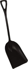 Remco - 17" High x 14" Wide Square Plastic Shovel - 42" Long Plastic D-Grip Handle - Apex Tool & Supply