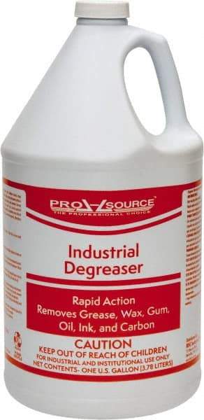 PRO-SOURCE - 1 Gal Bottle Cleaner/Degreaser - Liquid, Butyl-Based, Lemon - Apex Tool & Supply