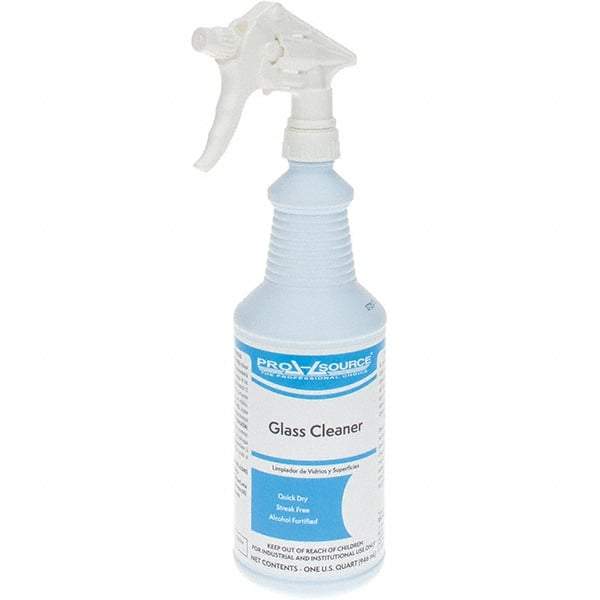 PRO-SOURCE - 32 oz Spray Bottle Clean/Fresh Glass Cleaner - Use on Glass & Mirror - Apex Tool & Supply