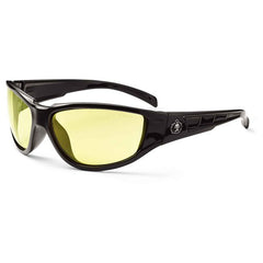 Njord Yellow Lens Black Safety Glasses - Apex Tool & Supply