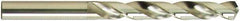 Guhring - Letter S 118° High Speed Steel Jobber Drill - Oxide Finish, Right Hand Cut, Spiral Flute, Straight Shank, 125mm OAL, Standard Point - Apex Tool & Supply