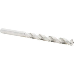 Guhring - 19/64" 118° Cobalt Jobber Drill - Bright Finish, Right Hand Cut, Spiral Flute, Straight Shank, 117mm OAL, Four Facet, Split Point - Apex Tool & Supply