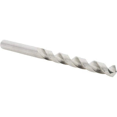 Guhring - 23/64" 118° Cobalt Jobber Drill - Bright Finish, Right Hand Cut, Spiral Flute, Straight Shank, 125mm OAL, Four Facet, Split Point - Apex Tool & Supply