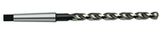 12.5mm Dia. - HSS - 1MT - 130° Point - Parabolic Taper Shank Drill-Nitrited Lands - Apex Tool & Supply