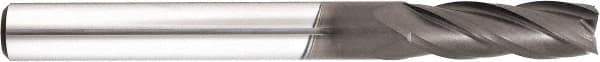 Niagara Cutter - 6mm, 20mm LOC, 6mm Shank Diam, 64mm OAL, 4 Flute, Solid Carbide Square End Mill - Single End, Diamond Finish, Spiral Flute, 30° Helix, Centercutting, Right Hand Cut, Right Hand Flute, Series DIA430M - Apex Tool & Supply