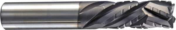 Niagara Cutter - 1/2" Cutting Diam x 1-1/4" Length of Cut, 7 Flute, Compression Spiral Router Bit - Diamond Coated, Right Hand Cut, Solid Carbide, 3" OAL x 1/2" Shank Diam, Chipbreaker, 30° Helix Angle - Apex Tool & Supply