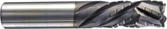 Niagara Cutter - 3/8" Cutting Diam x 1" Length of Cut, 5 Flute, Compression Spiral Router Bit - Diamond Coated, Right Hand Cut, Solid Carbide, 3" OAL x 3/8" Shank Diam, Chipbreaker, 30° Helix Angle - Apex Tool & Supply