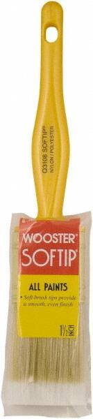 Wooster Brush - 1-1/2" Synthetic General Purpose Paint Brush - 2-3/16" Bristle Length, Plastic Handle - Apex Tool & Supply