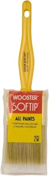 Wooster Brush - 2" Synthetic General Purpose Paint Brush - 2-7/16" Bristle Length, Plastic Handle - Apex Tool & Supply