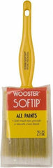 Wooster Brush - 2-1/2" Synthetic General Purpose Paint Brush - 2-7/16" Bristle Length, Plastic Handle - Apex Tool & Supply