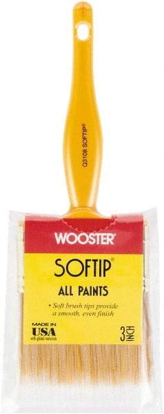 Wooster Brush - 3" Synthetic General Purpose Paint Brush - 2-11/16" Bristle Length, Plastic Handle - Apex Tool & Supply