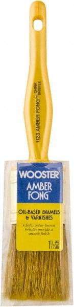 Wooster Brush - 1-1/2" Hog General Purpose Paint Brush - 2-3/16" Bristle Length, Plastic Handle - Apex Tool & Supply
