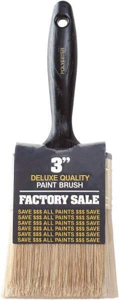 Wooster Brush - 3" Synthetic General Purpose Paint Brush - 2-11/16" Bristle Length, Plastic Handle - Apex Tool & Supply