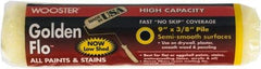 Wooster Brush - 3/8" Nap, 9" Wide Paint General Purpose Roller Cover - Medium Texture, Fabric - Apex Tool & Supply