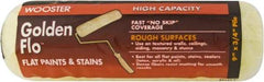 Wooster Brush - 3/4" Nap, 9" Wide Paint General Purpose Roller Cover - Rough Texture, Fabric - Apex Tool & Supply