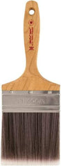 Wooster Brush - 4" Synthetic Wall Brush - 3-15/16" Bristle Length, Maple Handle - Apex Tool & Supply