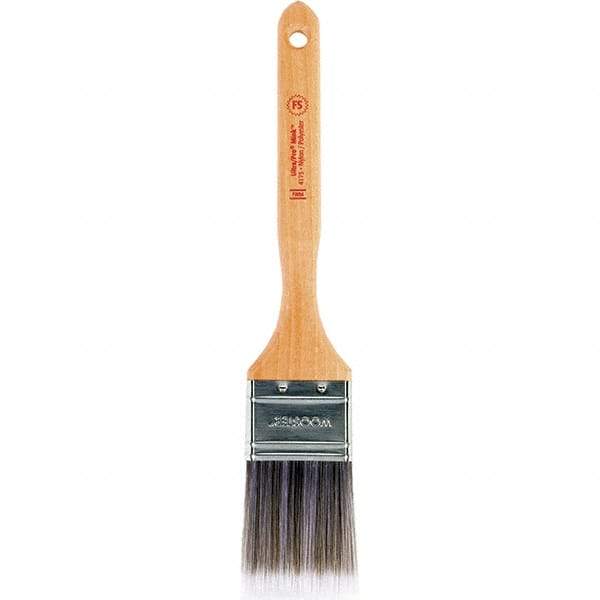 Wooster Brush - 2" Flat Synthetic Sash Brush - 2-11/16" Bristle Length, Maple Handle - Apex Tool & Supply