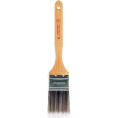 Wooster Brush - 2" Flat Synthetic Sash Brush - 2-11/16" Bristle Length, Maple Handle - Apex Tool & Supply
