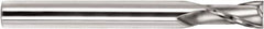 SGS - 10mm, 25mm LOC, 10mm Shank Diam, 100mm OAL, 2 Flute, Solid Carbide Square End Mill - Single End, TiCN Finish, Spiral Flute, 30° Helix, Centercutting, Right Hand Cut, Right Hand Flute, Series 59M - Apex Tool & Supply