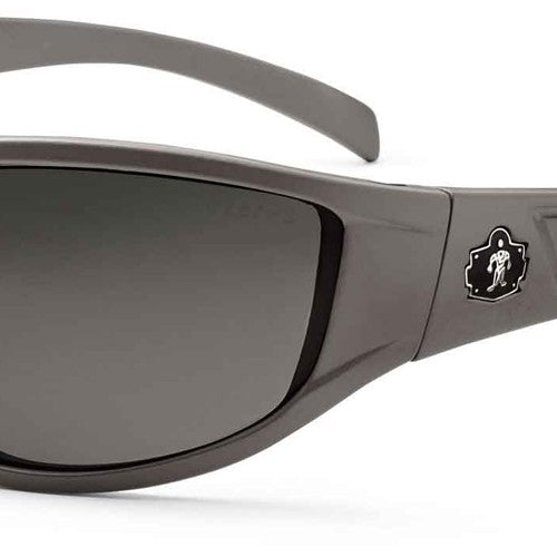 Njord Smoke Lens Matte Gray Safety Glasses - Apex Tool & Supply