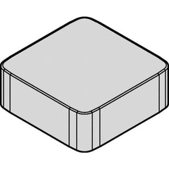 Kennametal - SNXF433 Grade KY3500 Ceramic Milling Insert - Uncoated, 3/64" Corner Radius - Apex Tool & Supply