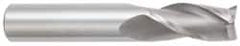OSG - 25mm, 38mm LOC, 25mm Shank Diam, 102mm OAL, 2 Flute, Solid Carbide Square End Mill - Apex Tool & Supply