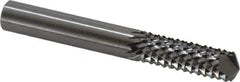 OSG - 5/16" Diam, 1" LOC, Drill Point End, Solid Carbide Diamond Pattern Router Bit - Right Hand Cut, 2-1/2" OAL, 5/16" Shank Diam, Use on Fiberglass - Apex Tool & Supply