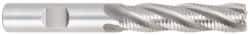 OSG - 7/16", 1" LOC, 7/16" Shank Diam, 2-3/4" OAL, 3 Flute, Solid Carbide Square End Mill - Single End, TiCN Finish, Spiral Flute, 60° Helix, Centercutting, Right Hand Cut, Right Hand Flute, Series 460C - Apex Tool & Supply