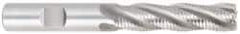 OSG - 7/16", 1" LOC, 7/16" Shank Diam, 2-3/4" OAL, 3 Flute, Solid Carbide Square End Mill - Single End, TiCN Finish, Spiral Flute, 60° Helix, Centercutting, Right Hand Cut, Right Hand Flute, Series 460C - Apex Tool & Supply