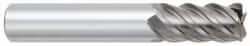 OSG - 1/2", 2" LOC, 1/2" Shank Diam, 4-1/2" OAL, 5 Flute, Solid Carbide Square End Mill - Apex Tool & Supply