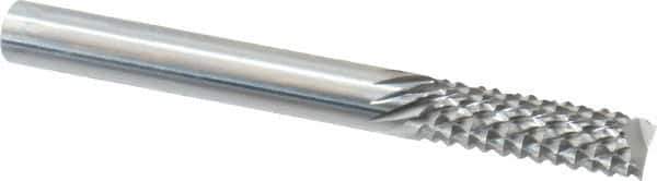 OSG - 1/4" Diam, 3/4" LOC, End Mill End, Solid Carbide Diamond Pattern Router Bit - Right Hand Cut, 2-1/2" OAL, 1/4" Shank Diam, Use on Fiberglass - Apex Tool & Supply