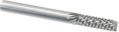 OSG - 1/4" Diam, 3/4" LOC, End Mill End, Solid Carbide Diamond Pattern Router Bit - Right Hand Cut, 2-1/2" OAL, 1/4" Shank Diam, Use on Fiberglass - Apex Tool & Supply