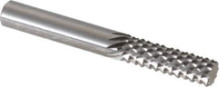OSG - 1/4" Diam, 3/4" LOC, Plain End, Solid Carbide Diamond Pattern Router Bit - Right Hand Cut, 2" OAL, 1/4" Shank Diam, Use on Fiberglass - Apex Tool & Supply