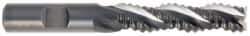 OSG - 5/8" Diam, Coarse Pitch, 2-1/2" LOC, 3 Flute Cobalt Roughing End Mill - Uncoated, 4-5/8" OAL, 5/8" Shank Diam, Single End, Centercutting, 35° Helix - Apex Tool & Supply