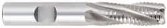 OSG - 1-1/4" Diam, 4" LOC, 6 Flute Cobalt Roughing & Finishing Square End Mill - Uncoated, 6-1/2" OAL, 1-1/4" Shank Diam, Weldon Shank, 30° Helix, Centercutting - Apex Tool & Supply