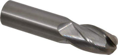 OSG - 22mm Diam, 38mm LOC, 4 Flute Solid Carbide Ball End Mill - Uncoated, Single End, 102mm OAL, 22mm Shank Diam, Spiral Flute - Apex Tool & Supply