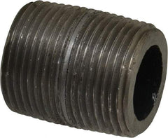 Value Collection - Schedule 160, 1" Diam Black Pipe Nipple - Threaded - Apex Tool & Supply
