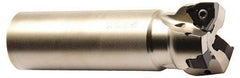 Seco - 40mm Cut Diam, 7.5mm Max Depth of Cut, 32mm Shank Diam, 120mm OAL, Indexable Square Shoulder End Mill - XNEX 0806.. Inserts, Weldon Shank, 90° Lead Angle, Through Coolant, Series Square 6 - Apex Tool & Supply