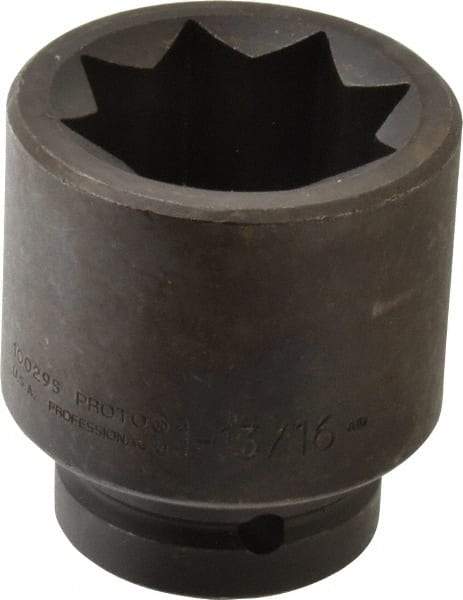 Proto - 1" Drive 1-13/16" Impact Socket - 4 Points, 3-1/2" OAL - Apex Tool & Supply