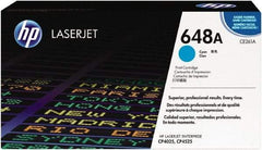Hewlett-Packard - Cyan Toner Cartridge - Use with Hewlett-Packard Color LaserJet Printers CP4025n, CP4025dn, CP4525n, CP4525dn, & CP4525xh - Apex Tool & Supply