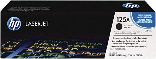 Hewlett-Packard - Black Toner Cartridge - Use with HP Color LaserJet CM1312nfi mfp, CP1215, CP1515n, CP1518ni - Apex Tool & Supply