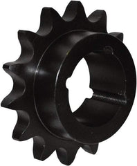 U.S. Tsubaki - 24 Teeth, 1" Chain Pitch, Chain Size 80, Taper Lock Sprocket - 2-11/16" Bore Diam, 8.2" Outside Diam - Apex Tool & Supply